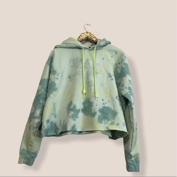 Wild Fable Tie Dye Crop Hoodie Large